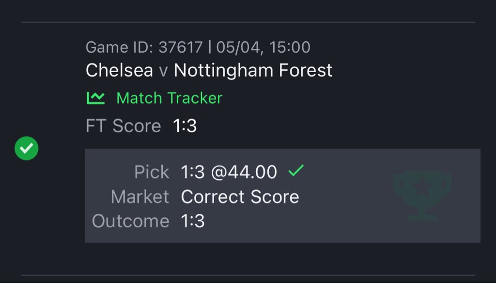 Chefdoo95's tweet photo. Winnnnsssss, the wise ones staked singles. Congratulations 44 odds boom 
#CHENFO https://t.co/2l8y3mOwVf