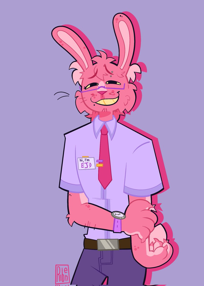 ribenriben_trp's tweet photo. i made fursona for evil jax...*gulps* 
guess his job

#tadc https://t.co/xbIrRzGN8s