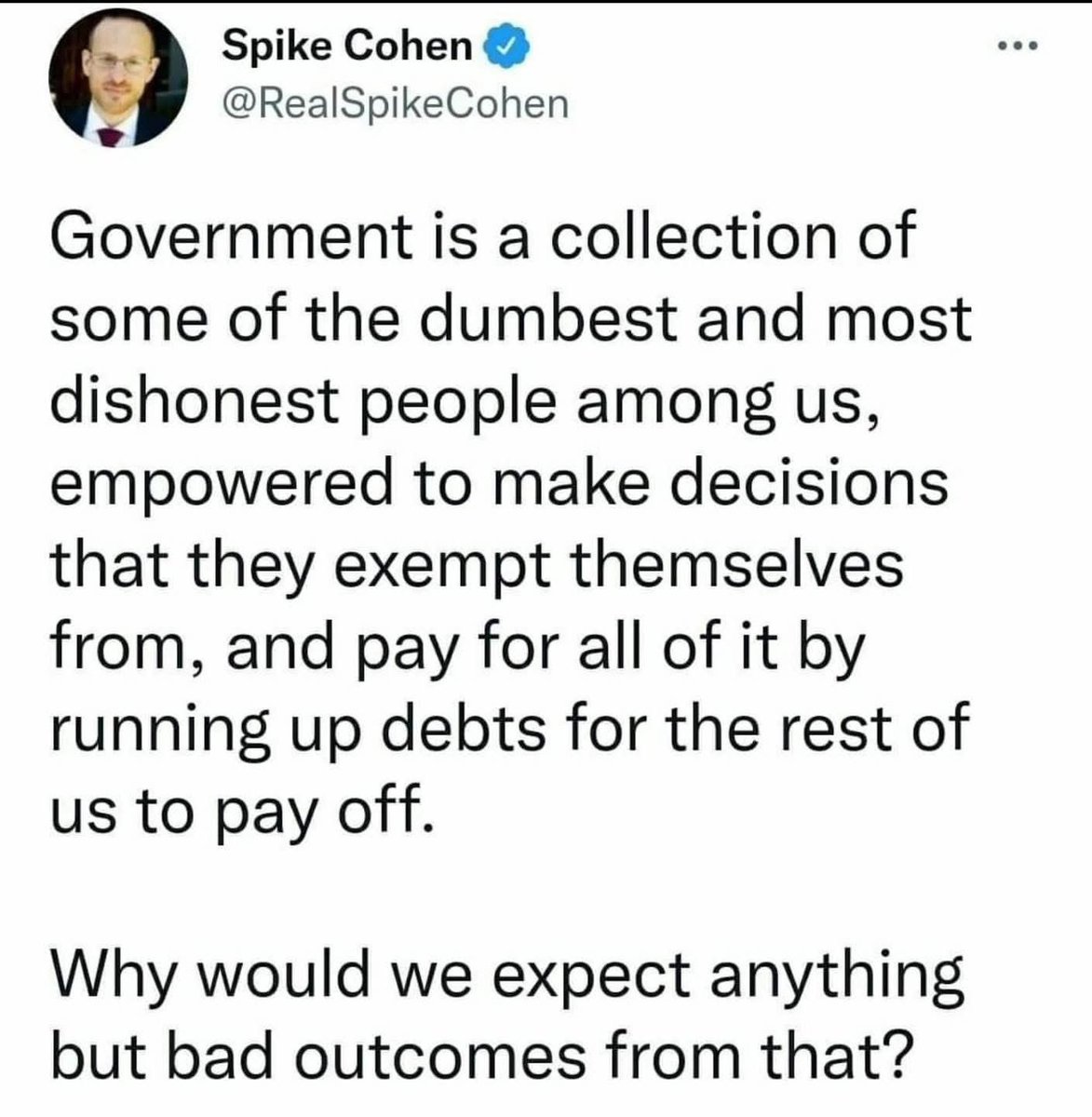 Sad but true.