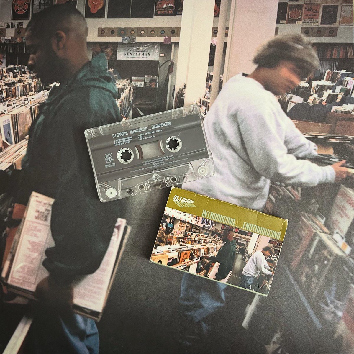 hiphopgods's tweet photo. @djshadow 
Introducing…..Endtroducing

#mowax #djshadow #hiphopgods https://t.co/8cWkJU3Qyy