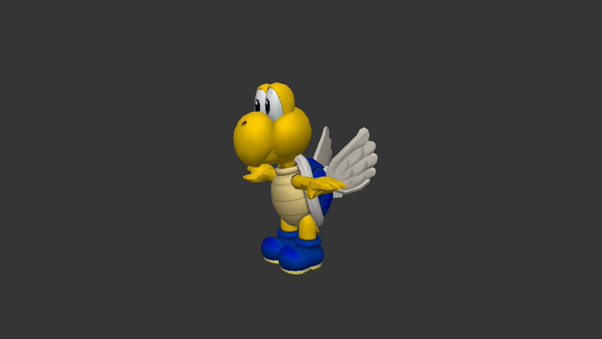 HunterEvan10746's tweet image. Blue shell koopa troopa 

from Mario movie if this is a classic style video game character!

Note: i used Prisma 3d with a spikes on a back of a shell and a wings too!

As it's becoming a blue shell koopa troopa models classic style..

#customs #models #Mario #Prisma3d #renders