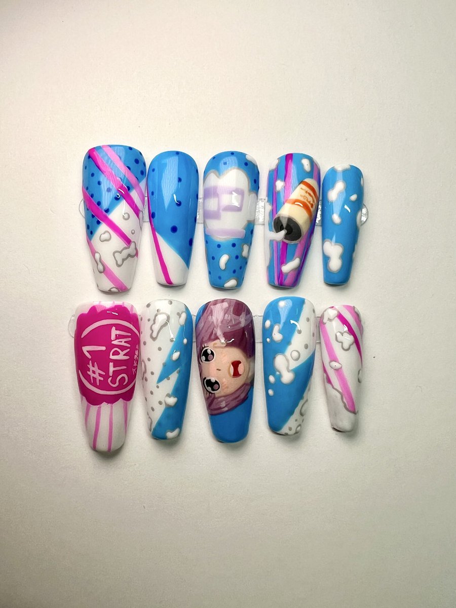cuti3p13ttv's tweet photo. Getting back into nails Counterstrike nails ๐
๐ป hereโs a recap of some of what Iโve done. What should I do next???
#cs2 #counterstrike #counterstrike2 #asiimov #printstream #casehardend #temukau https://t.co/AC6hzR4VqA