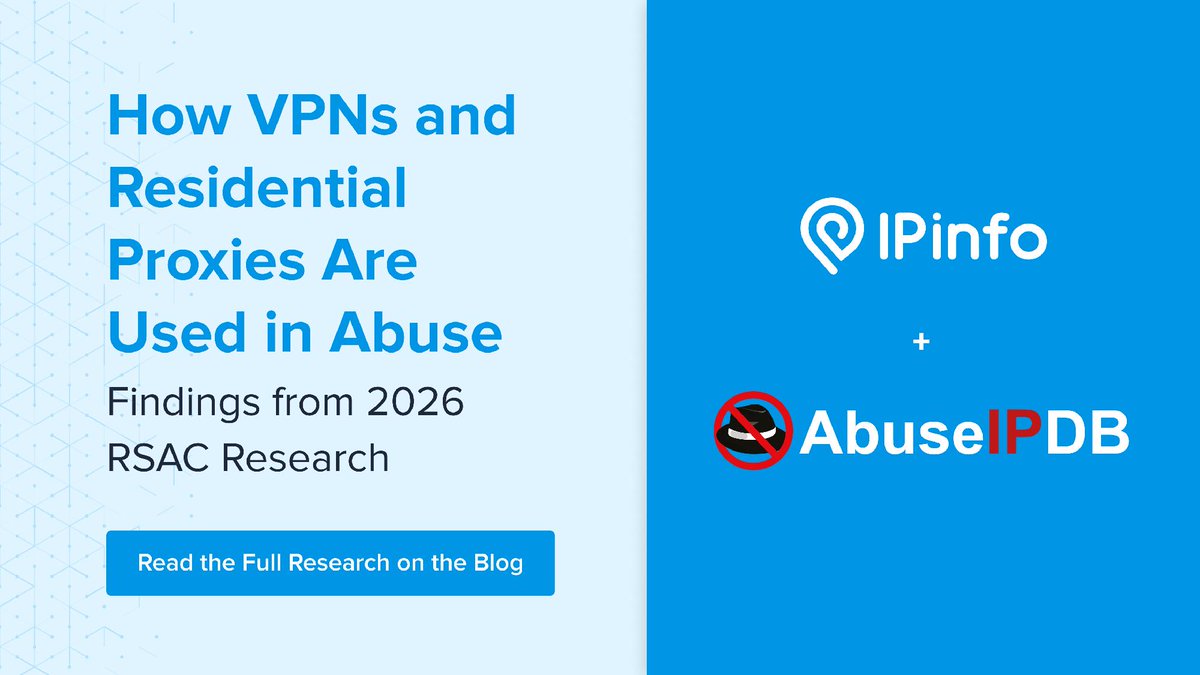 IPinfo – IP Data Provider tweet media