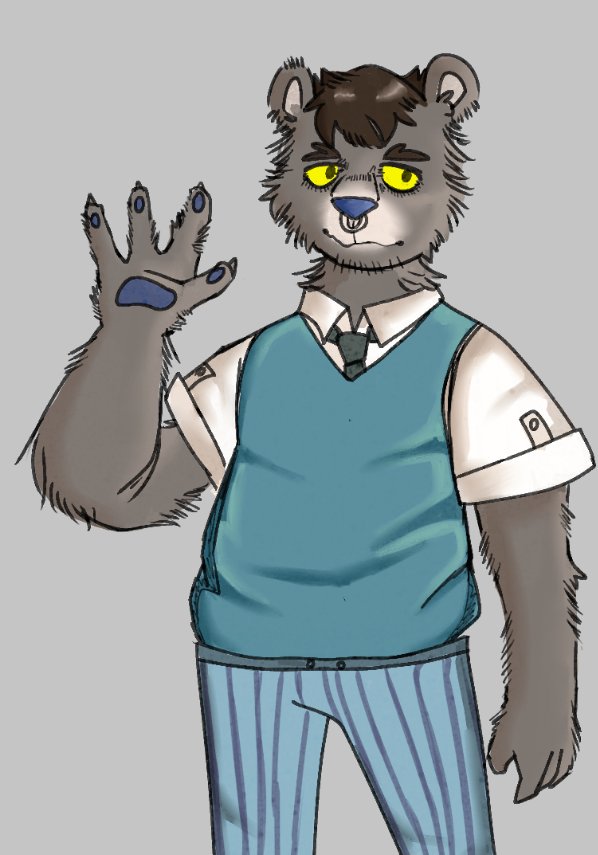SB_Wzy's tweet photo. I forgot to post this one here... Inspired by the art of paru itagaki 
#kemono #furry #art #digitalart https://t.co/phh3vTOqCj