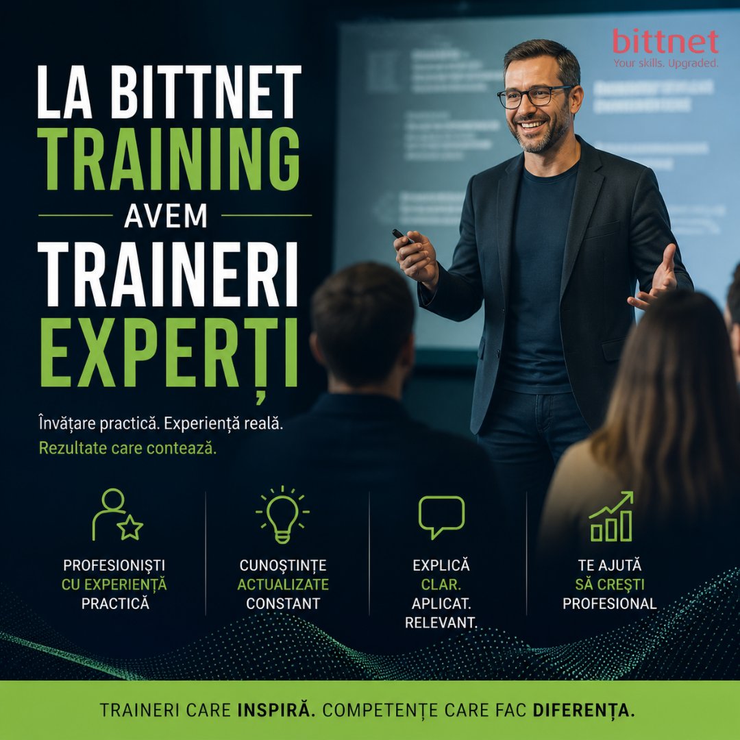 BittnetTraining's tweet photo. Un training valoros începe cu oameni care au experiență reală în spate.

👉 Descoperă programele de training: https://t.co/euDeWUJ51I https://t.co/7NLIAxLhX9
