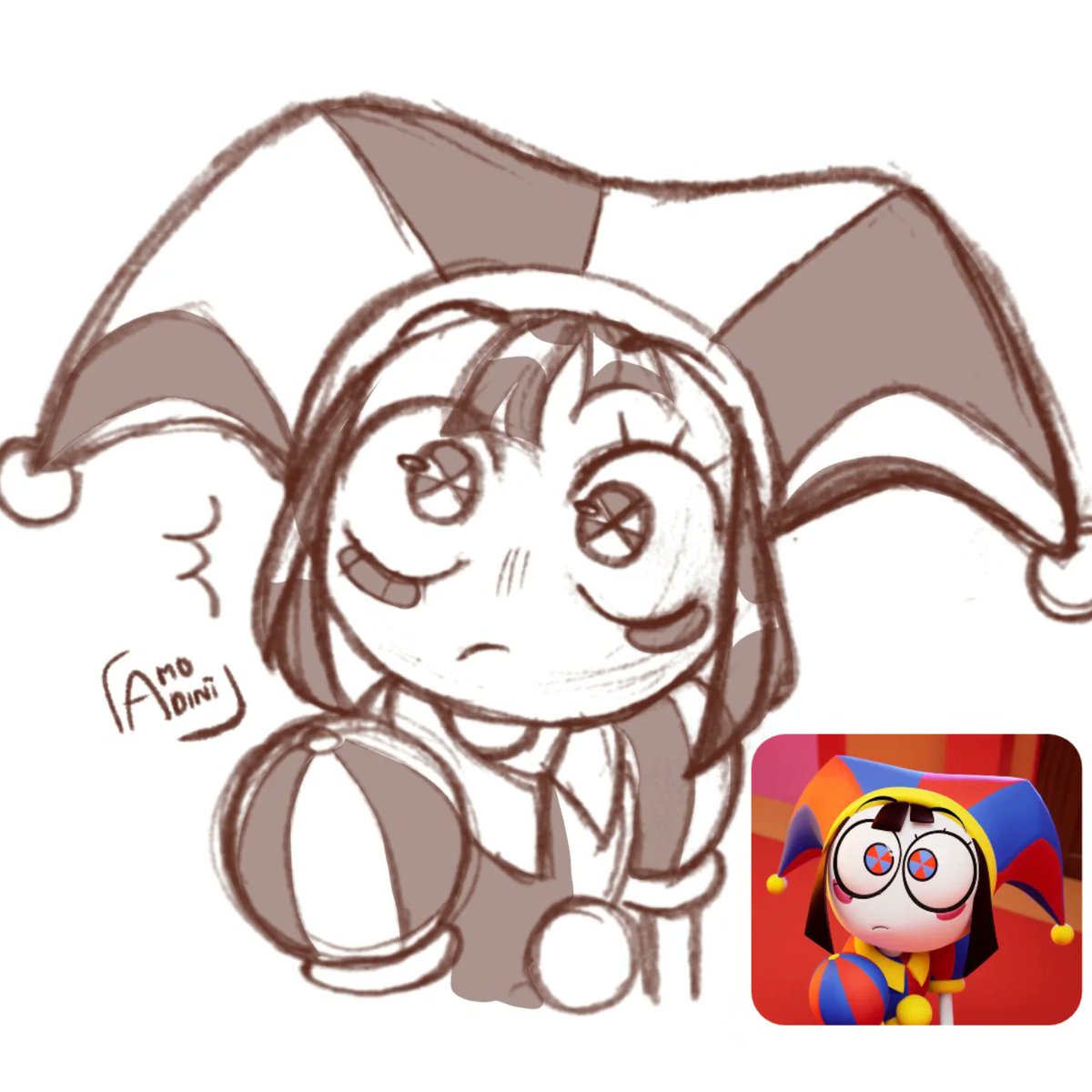 art_modini26's tweet photo. Adivinen quién se obsesiono con #theamazingdigitalcircus 
#tadc #pomni #tadcart #theamaizingdigitalcircusfanart #tadcpomni https://t.co/TwZRnTPE12