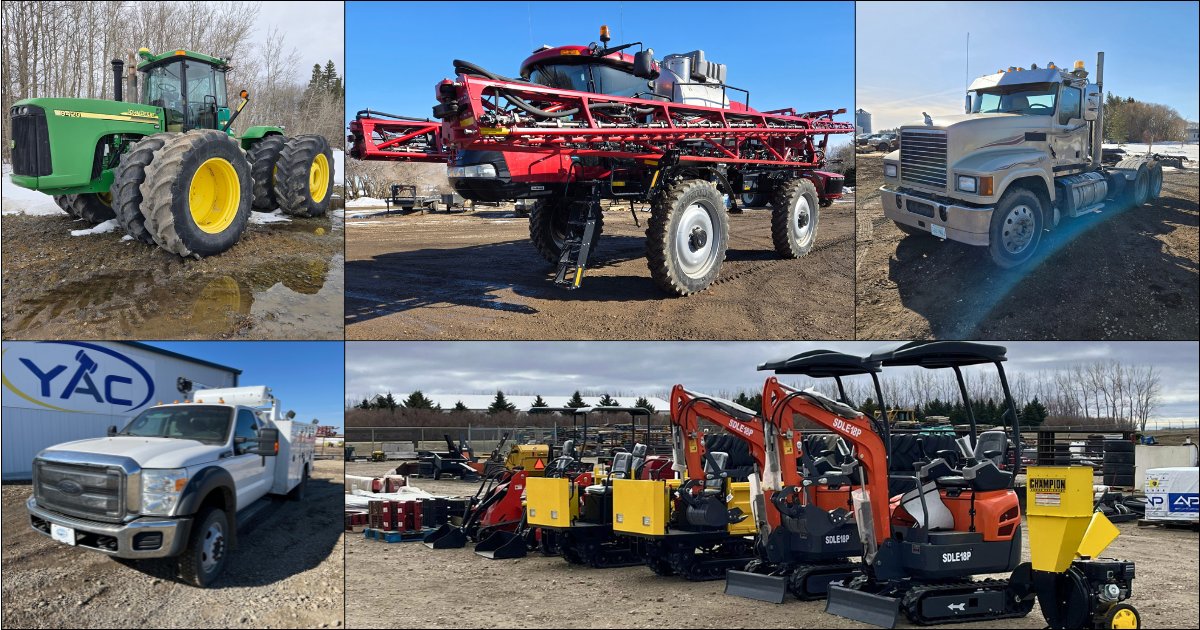 YAC_Auctions's tweet photo. If you’ve been thinking about it, now’s a good time to check out what’s available on the Annual 2nd Chance Machinery Auction.
https://t.co/ALqBOQZXeh https://t.co/xr2DATdXZN