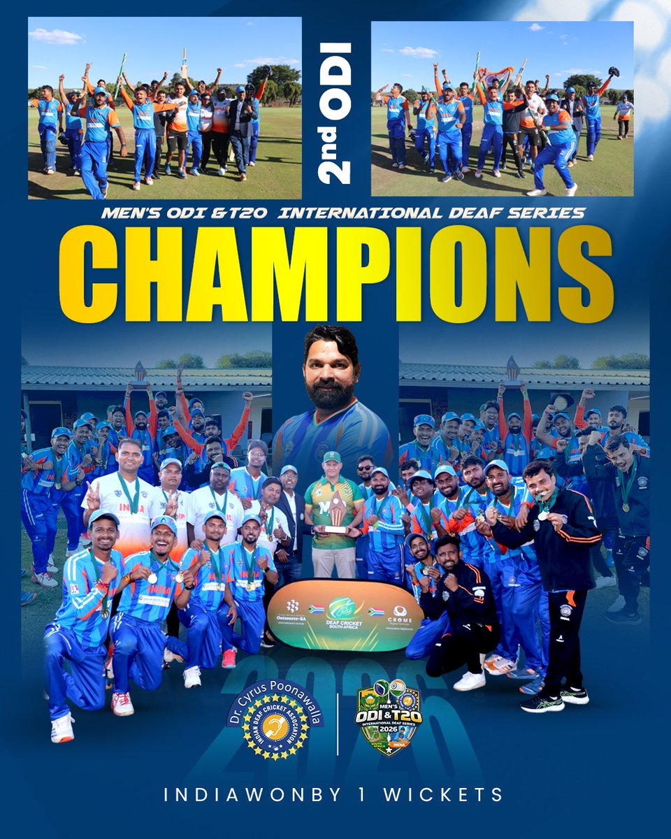 INDIAN DEAF CRICKET ASSOCIATION (IDCA)🇮🇳 tweet media