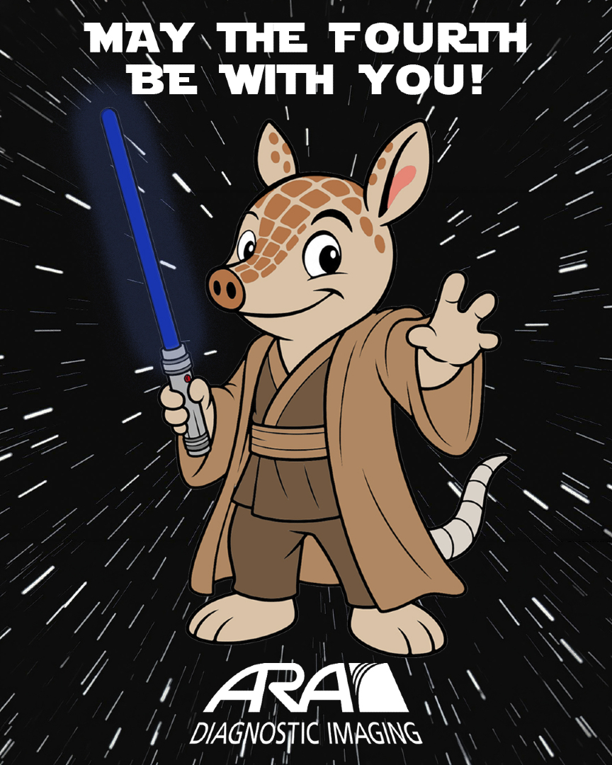 ARAImaging's tweet photo. Don’t go to the Dark Side . . . Stay ahead of your health!

Whether it’s an X-ray, MRI, or CT scan…
The Force is strong with early detection!

Happy Star Wars Day! https://t.co/67KVqC4V56