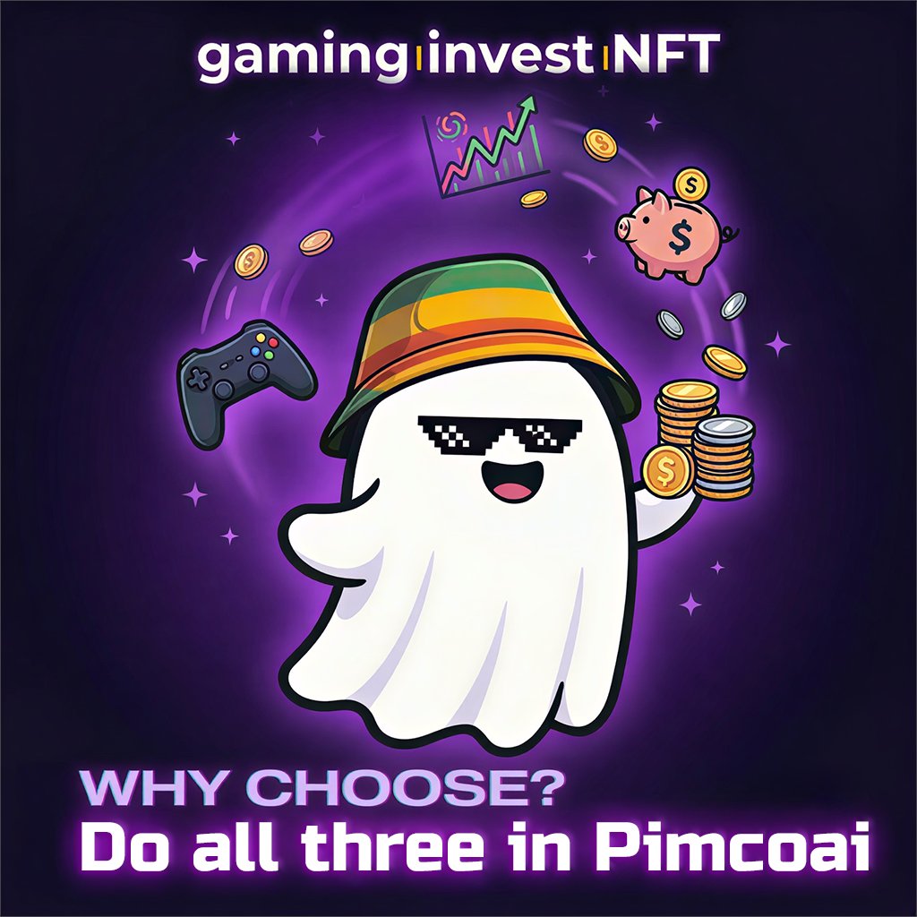 PimcoAi's tweet image. Why choose one when you can do all three? 👻💜

At pimcoai, we’ve combined Gaming, Investment opportunities, and the NFT marketplace into one seamless experience. It’s time to play smarter and grow your assets!

#pimcoai #Gaming #NFT #Web3