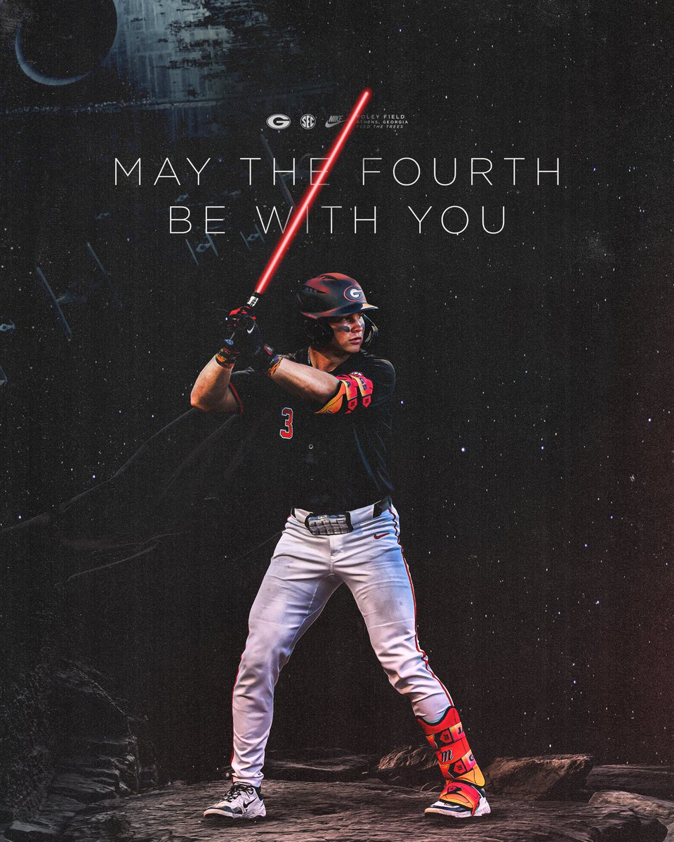 BaseballUGA's tweet photo. The Force is strong with this one

#GoDawgs https://t.co/BrzoS8apB4