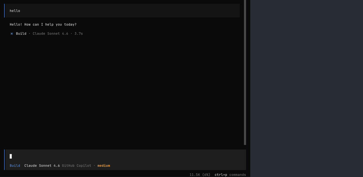 Harishdoge's tweet photo. I'm on linux fedora 43 and the sidebar is not rendering. facing this issue whenever I open it.

@thdxr @adamdotdev @nexxeln https://t.co/08DBdx2WLr