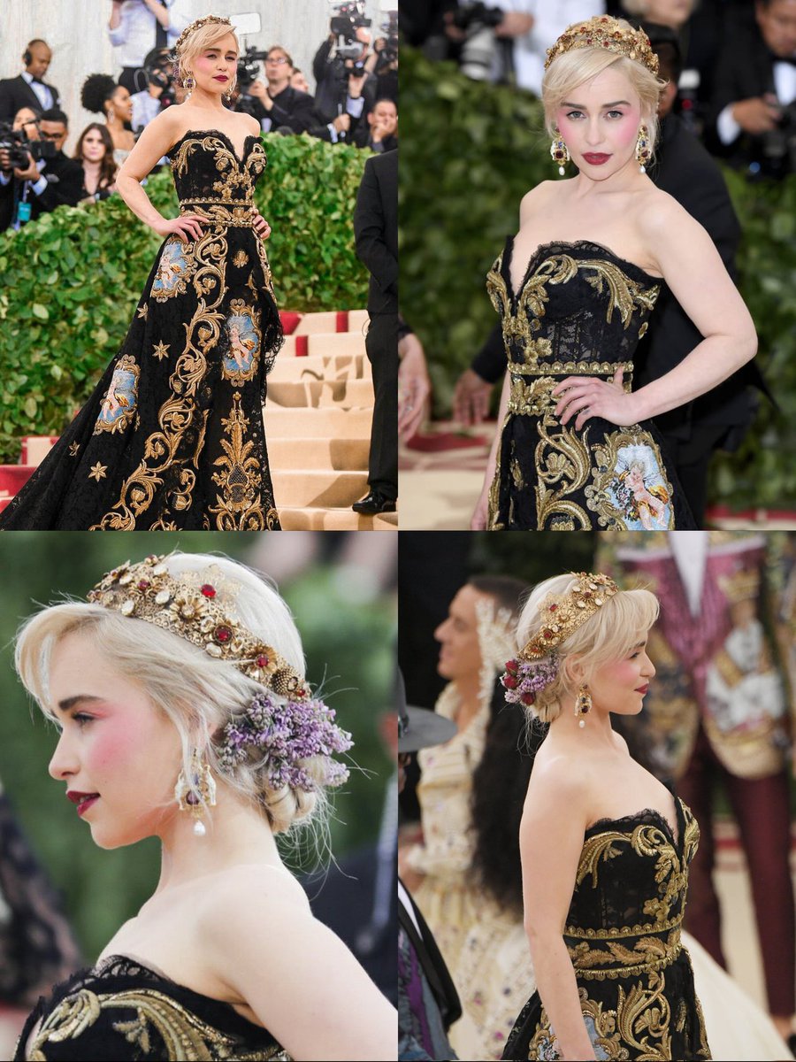 emilia clarke at the 2018 met gala you will always be iconic