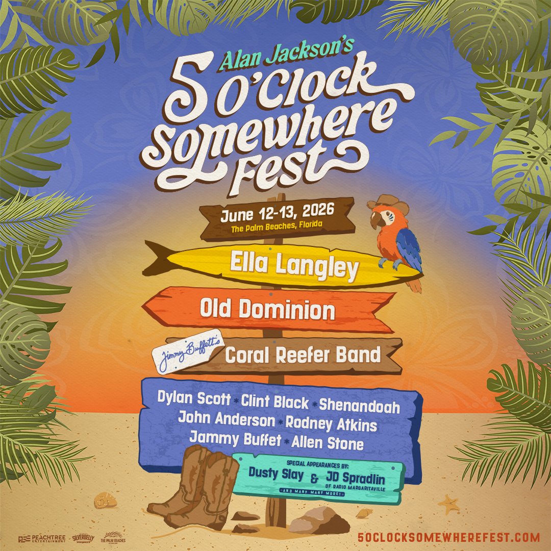 NewCountry_1031's tweet photo. 🎶🌴 Hear Ella Langley or Old Dominion on #NewCountry1031?
🎧 Open the app or web player &amp; TAP THE TRACK™ to enter for a VIP trip for 2 to Alan Jackson’s 5 O’clock Somewhere Fest June 12–13 in WPB 🍹
#TapTheTrack #ListenToWin #5OclockSomewhereFest https://t.co/iiyez6e3kR