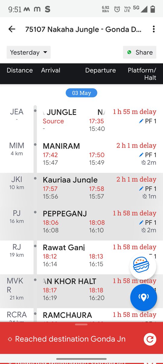 rizwan54678's tweet photo. @nerailwaygkp  train  number 75107. Humesha 1..se.2.. ghante late kyun departure hoti hai https://t.co/28Lnlzf5Il