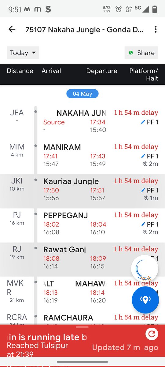 rizwan54678's tweet photo. @nerailwaygkp  train  number 75107. Humesha 1..se.2.. ghante late kyun departure hoti hai https://t.co/28Lnlzf5Il