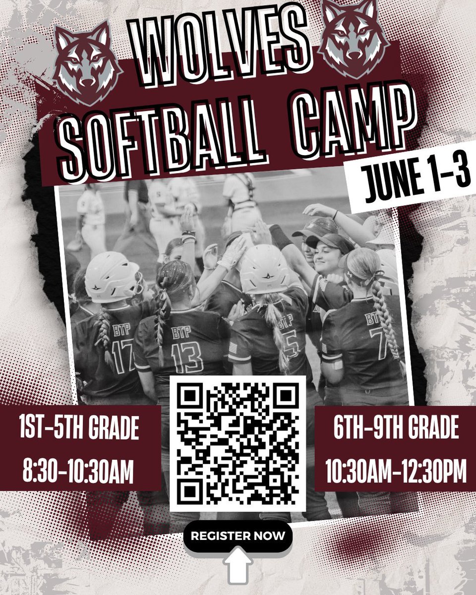 DHSWOLVES_SB's tweet photo. Don't forget... we have our Wolves Softball Camp coming up in June 🥳 https://t.co/gTur5jHOKC