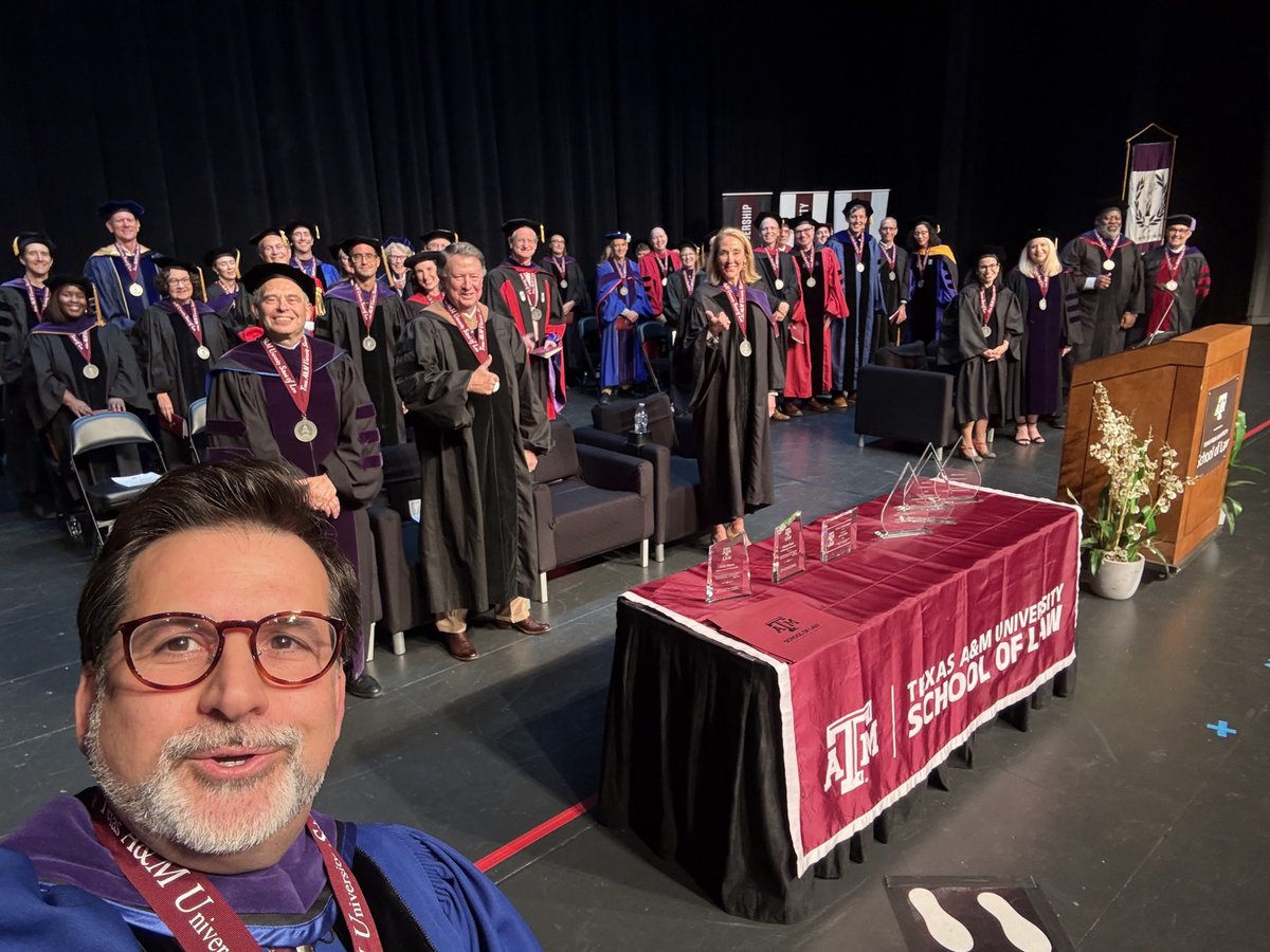 TAMULawSchool's tweet photo. Howdy, from Texas A&M Law! π We hope you enjoy the view from the commencement stage. See if you can spot yourself.
#TAMUgrad #IYKYK https://t.co/QvooeWDQOq
