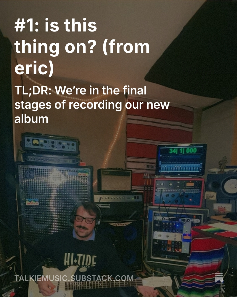 TalkieMusic's tweet photo. is this thing on? 
https://t.co/NPz2qd2Aek https://t.co/jXwPBqnlqO