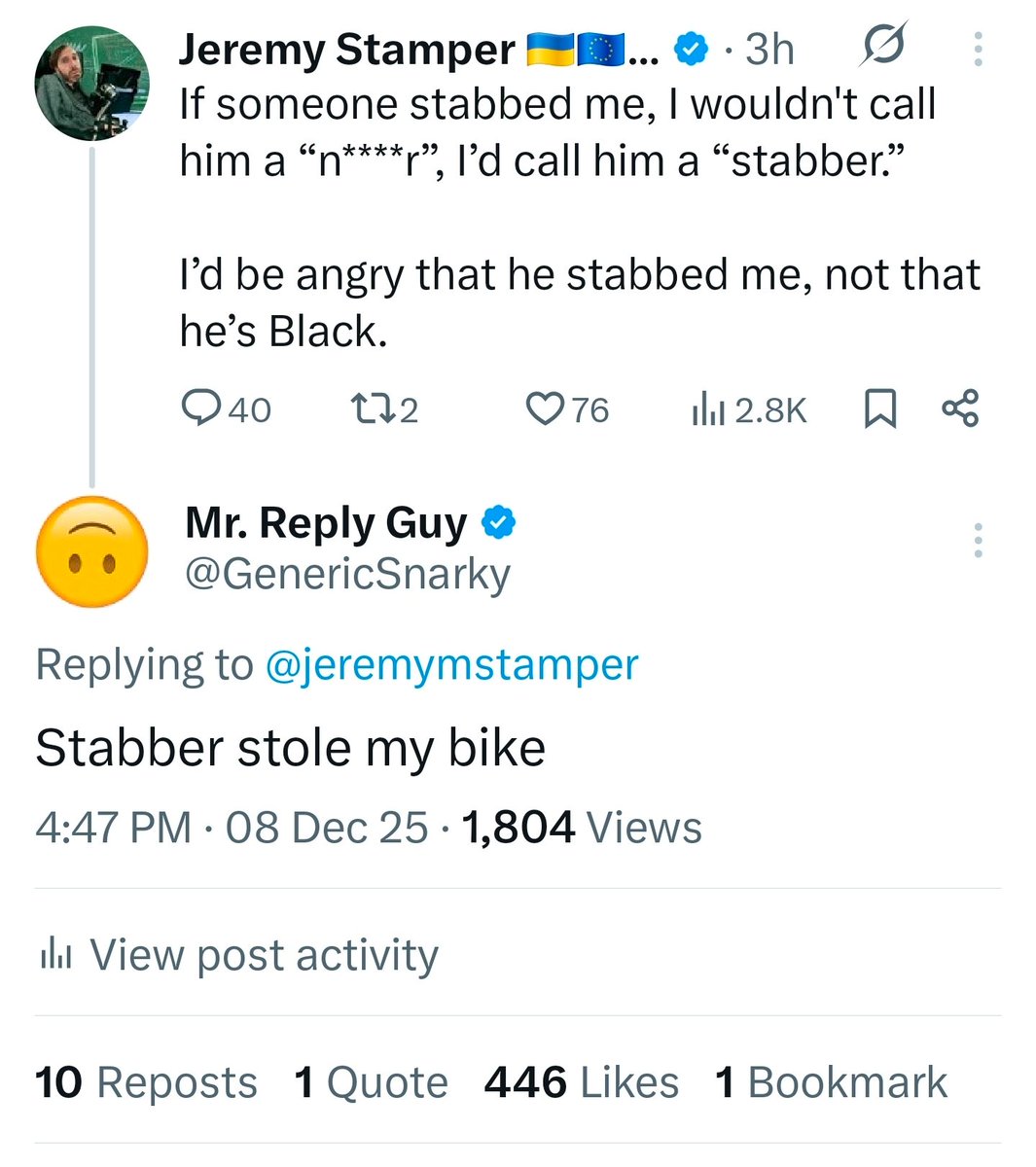 Mr. Reply Guy (@genericsnarky) on Twitter photo 