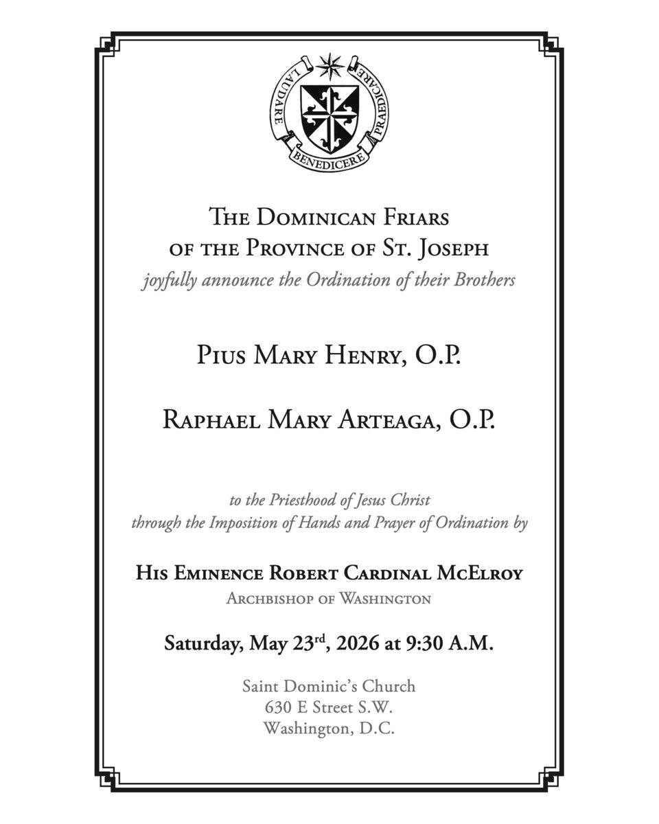 Dominican Friars Foundation tweet media