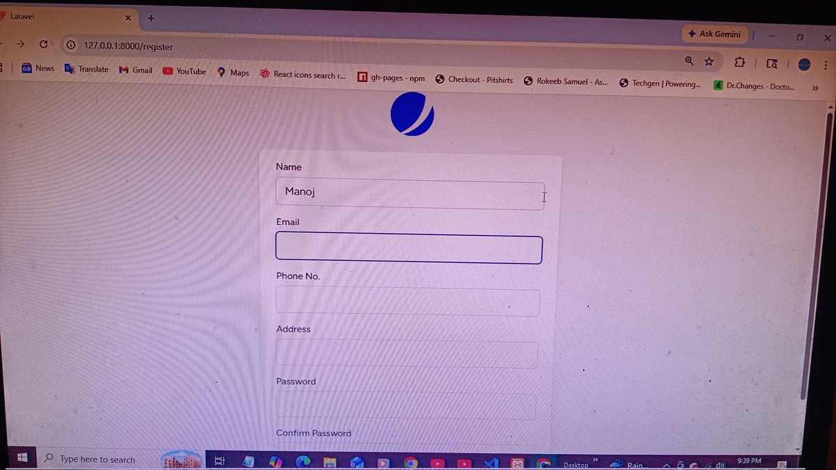 MdSahil_Islam's tweet photo. Day - 1 of Laravel Restaurant Management system 🧑‍💻

Started making a demo project to learn and implement php Laravel 

It's a Restaurant Management System 

>Completed the whole user Authentication &amp; Authorization using laravel Jetstream ✅

#BackendDevelopement #Php https://t.co/VnqTtWzuqJ