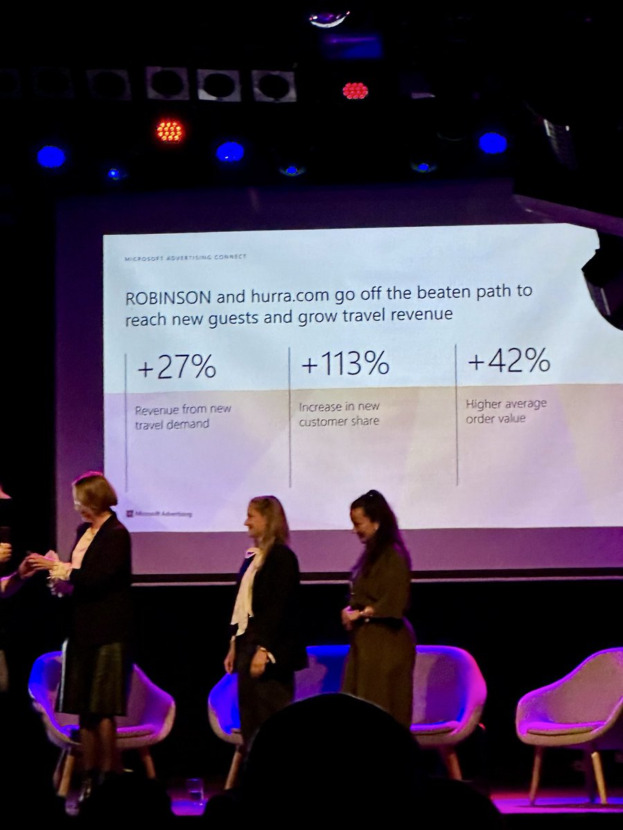 frolleinapunkt's tweet photo. #OMR Side-Event by @MSFTAdsDE connects: How @hurracom and Robinson Club unlock incremental revenue through ai-powered full-funnel strategies on Microsoft Advertisung; together they go off the beaten path to reach new guests and grow travel value… https://t.co/lwYTqDPnAs
