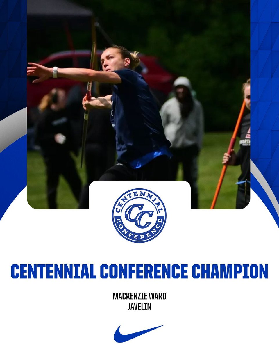 FandMWBB's tweet photo. Our own Mackenzie Ward repeated as CC champ over the weekend in Javelin! Way to go Kenz!!! 🤩🙌🏻 https://t.co/X1a7TpA3yb