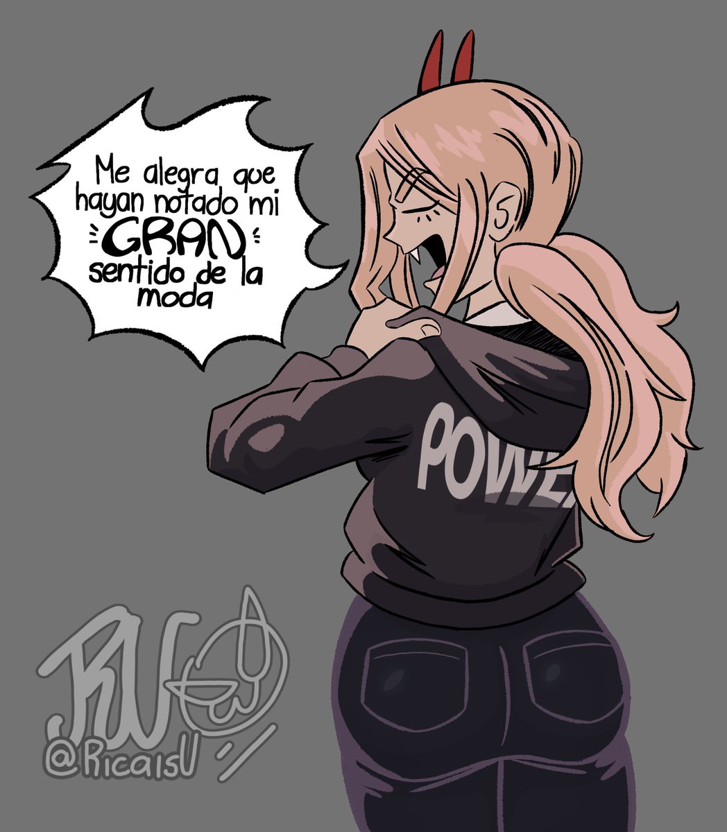RicaisV's tweet image. Uno más para adaptar el chite jaja
#power #csm #chainsawman