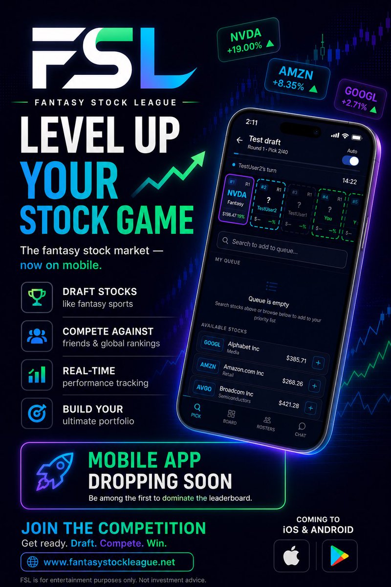 Fantasy Stock League tweet media