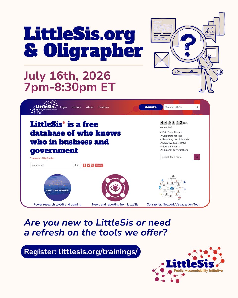 LittleSis tweet media