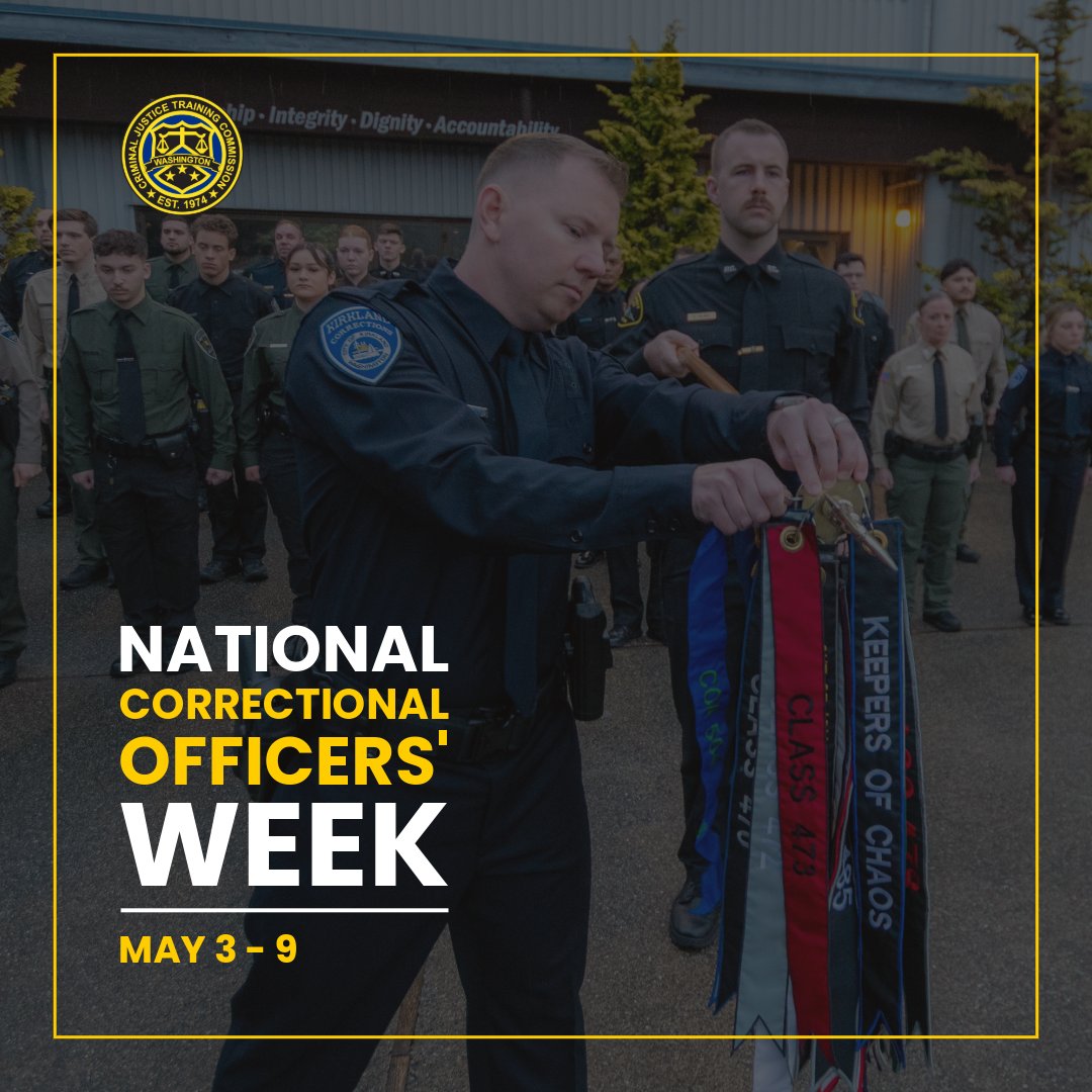 WSCJTC's tweet photo. National Correctional Officers’ Week (May 3–9)

We honor the correctional officers who serve with professionalism and resilience every day. Thank you for your commitment to public safety.

#WSCJTC #CorrectionsOfficersWeek https://t.co/fmQdLx40KI