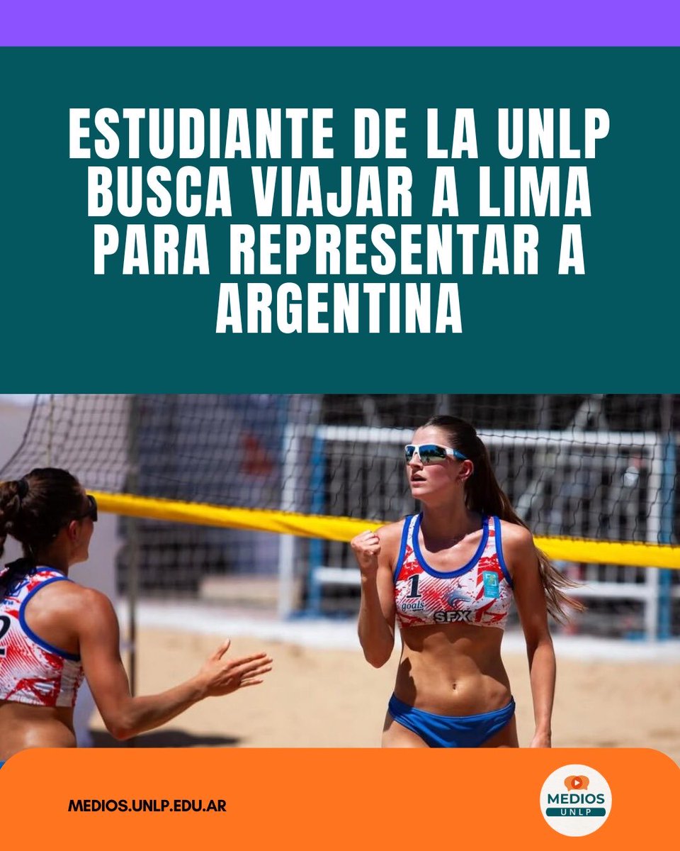 mediosunlp's tweet photo. Micaela es platense y seleccionada nacional, está recaudando fondos para costear su participación en el Panamericano de Beach Voley

https://t.co/1Y14LpUTSG https://t.co/gvQVj9Wv5k