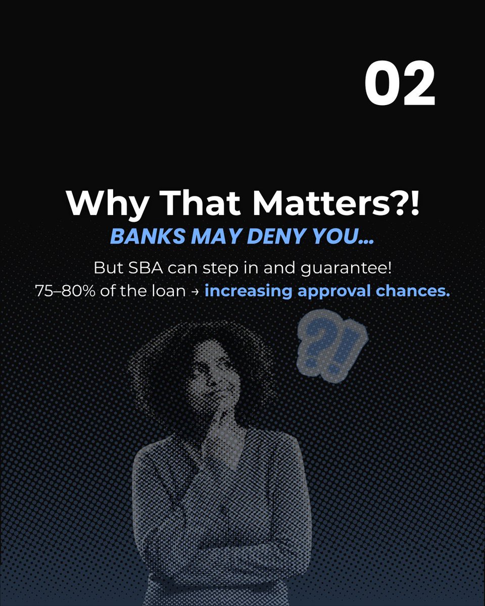 JAnthonyTyler's tweet image. Everything changes when you stop thinking “start” and start thinking strategy 🧠

The SBA isn’t the lender—it’s the guarantee 🤝
That one shift can change how you see funding.

#BusinessCredit #FundingStrategy #EntrepreneurMindset #WealthBuilding