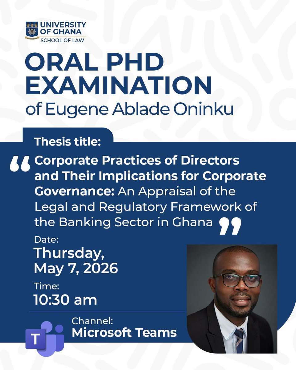 University of Ghana School of Law tweet media
