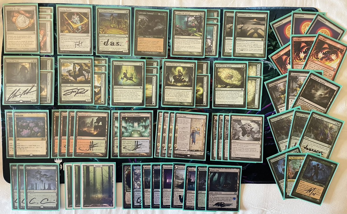 Couldn't get there, sadly lost to the matchup lottery. Props to @reid_stradling and Aljce for the decklist, haven't changed a card for over two weeks which is a first! Couldn't get there, sadly lost to the matchup lottery. Props to @reid_stradling and Aljce for the decklist, haven't changed a card for over two weeks which is a first!