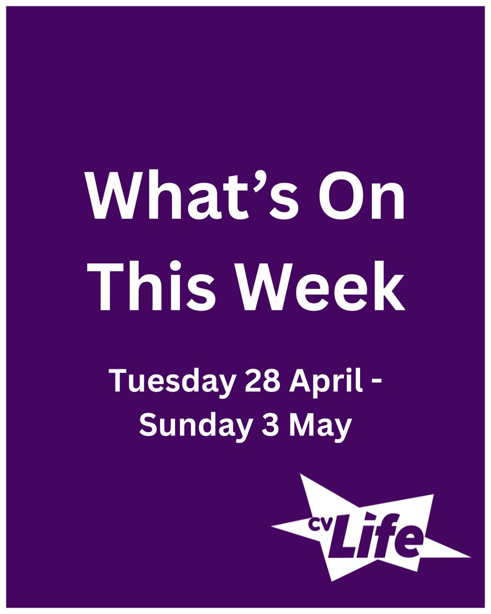 cvlifenews's tweet photo. CVLIFE
🎉 Attractions Pass | From £49.99

LIFESTYLES HEALTH &amp; FITNESS
🧒 May Children’s Holiday Clubs | CV Life leisure centres

HERBERT ART GALLERY &amp; MUSEUM
🕰️ South Asian Voices in Coventry Archives: Politics, Activism &amp; Community | Wednesday-Friday

https://t.co/CTjW6gFoNa https://t.co/3NOzAhTIsU