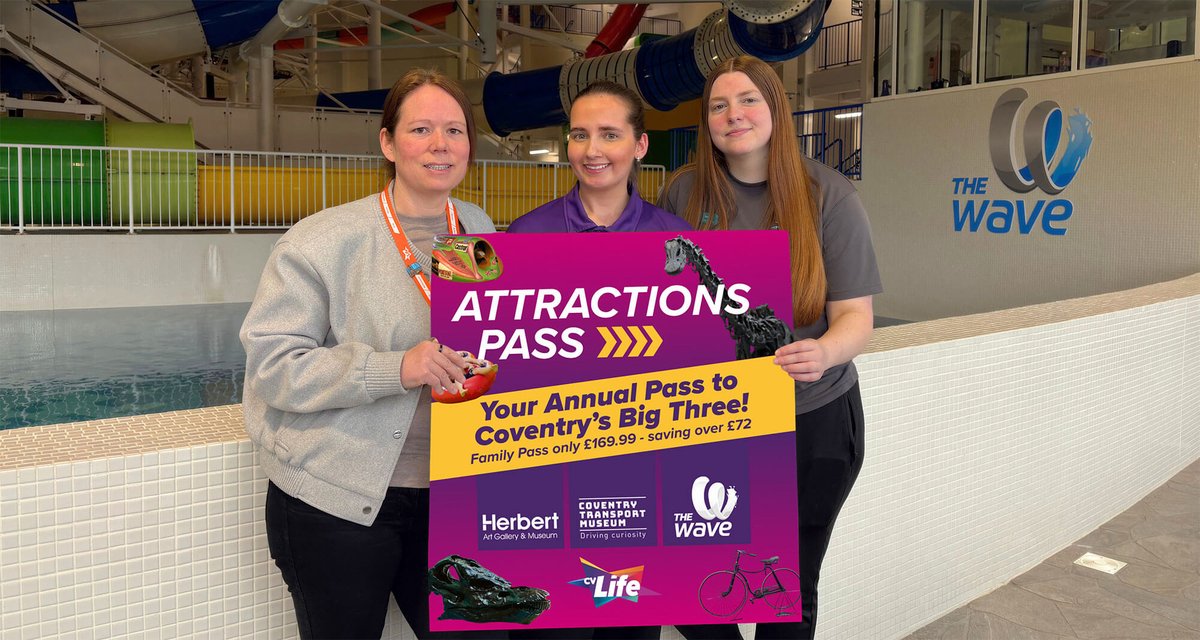 cvlifenews's tweet photo. CVLIFE
🎉 Attractions Pass | From £49.99

LIFESTYLES HEALTH &amp; FITNESS
🧒 May Children’s Holiday Clubs | CV Life leisure centres

HERBERT ART GALLERY &amp; MUSEUM
🕰️ South Asian Voices in Coventry Archives: Politics, Activism &amp; Community | Wednesday-Friday

https://t.co/CTjW6gFoNa https://t.co/3NOzAhTIsU