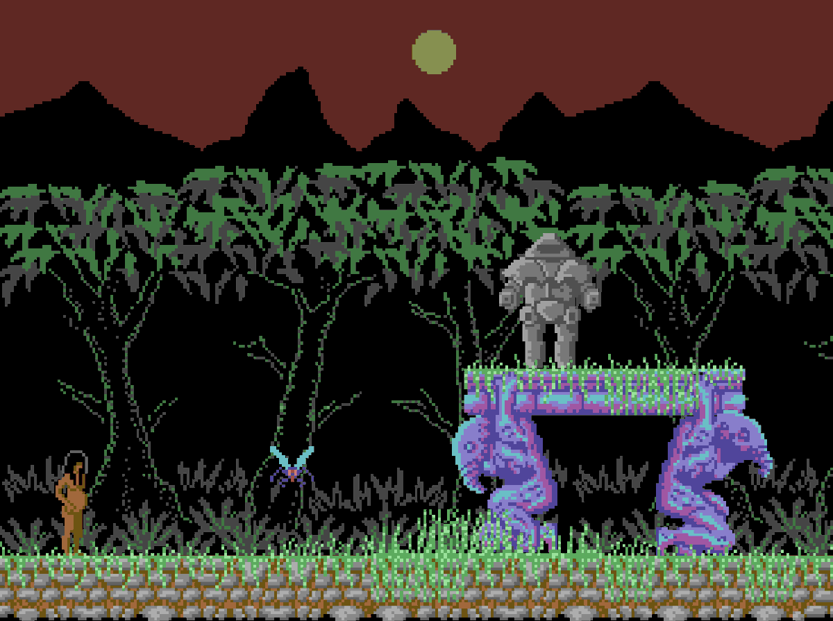servilletor's tweet photo. #pixelart #c64 Early mockup https://t.co/FLylYYAr8C
