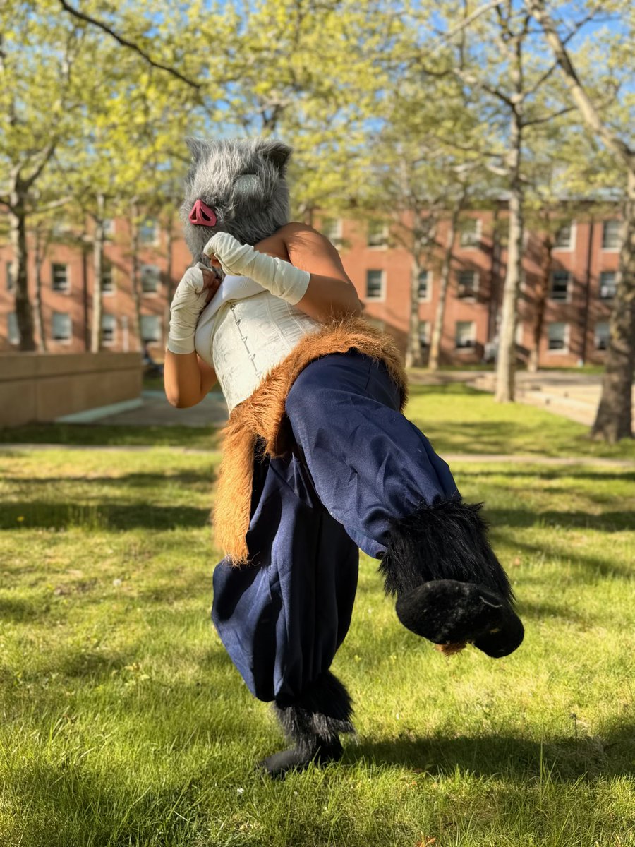 champxgnebxby's tweet photo. a little bit of my inosuke cosplay from brook con yesterday :)
#cosplay #inosukecosplay #demonslayer #inosukehashibira https://t.co/D2fq1THdFW