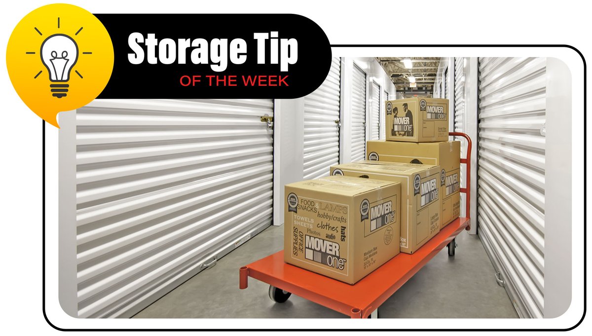 MPStorage's tweet photo. Keep a small folding chair or step stool in your unit for quick breaks or easier access during longer visits.
#storagetips #organization #selfstoragenearme #climatecontrolstorage #selfstorage #storageunits #minipricestorage https://t.co/JPKn3A8LkS