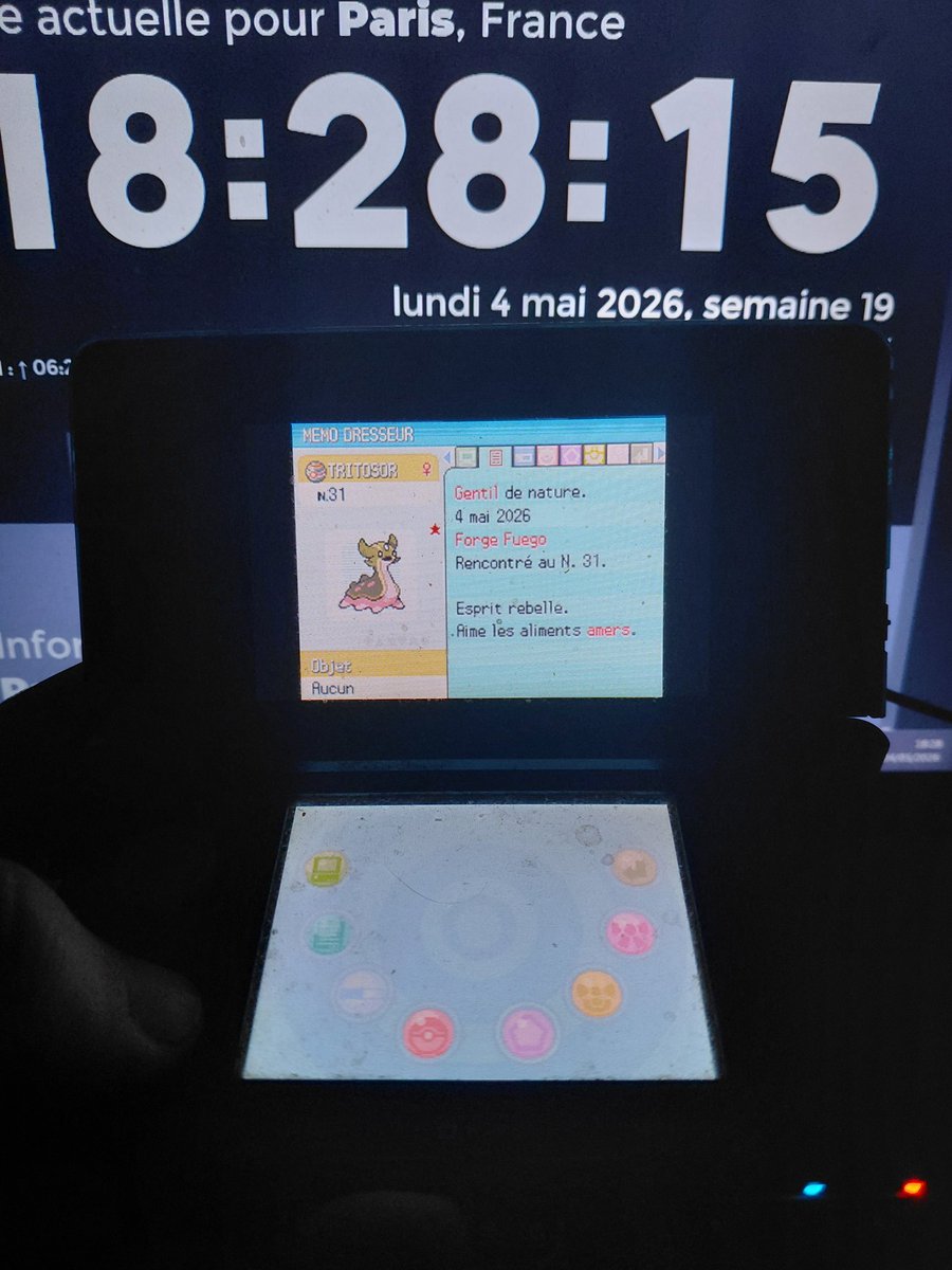 Mika__SH's tweet photo. 191✨️

Tritosor Shiny en Phase 1 de la shasse de Magmar sur Platine aux Forge Fuego, elle est apparue au bout de 6.655 rencontres ! Let’s go Phase 2 meme si ce n’est pas un indésirable ! En tout cas pour celui ci !

#SHLS14 https://t.co/bjwuSYdUsa