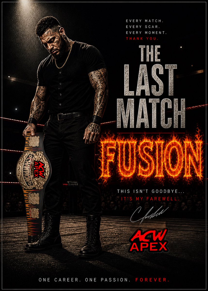 ACWAPEX's tweet image. COMING SOON! #ACWAPEX #FUSION #caw #cawwrestling #wwe2k26 #cawmmunity #universemode #efed