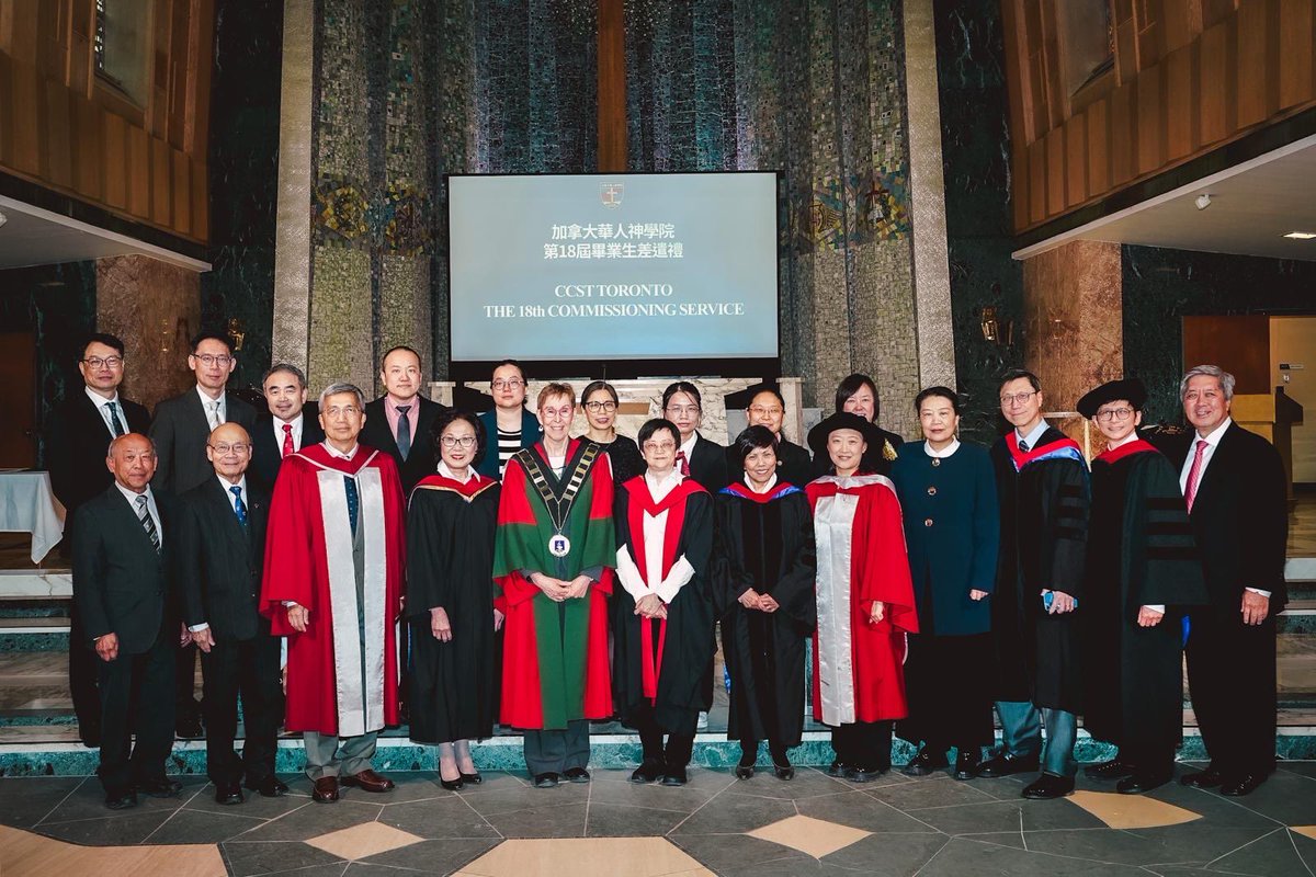 TyndaleU's tweet photo. 🎓🎉 On Saturday, April 25th, we held the 18th Commissioning Service for CCST Toronto. Congratulations to all who were commissioned! https://t.co/GiHrs8VIdn