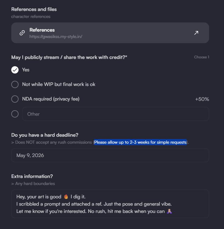 MaiariAtelier's tweet photo. Few years ago I got sc4mm3d on Instagram, now it seems like someone is trying to sc4m me on VGen of all places. 🤦‍♀️

VGen username: @gwasikss
VGen e-mail: gwzqbdg6ltrm@melbourne.edu.pl
Be careful, everyone. ( ´･･)ﾉ(._.`)

#vgen #vgenscammer https://t.co/S48OsZrPPm