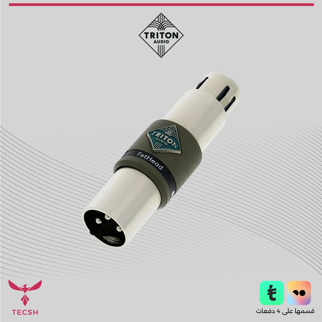 TecshSA's tweet photo. هذي القطعة الصغيرة هي اكبر هدية تقدمها للمايك🎤👌

 البري امب FetHead من TritonAudio يعطي المايك قوة وعزل يغنيك عن رفع الصوت لمستوى عالي https://t.co/ok8Lj9RMKO