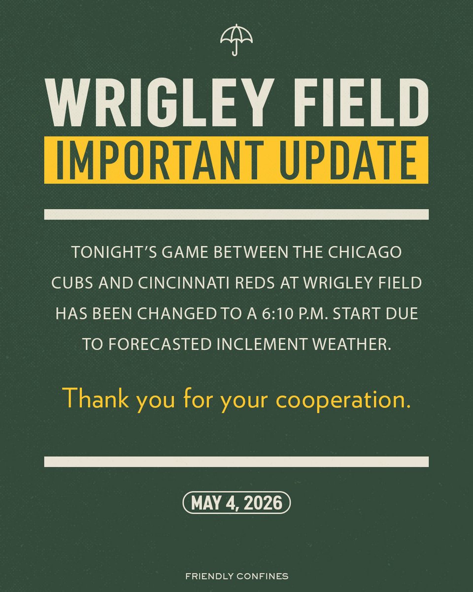 Wrigley Field tweet media