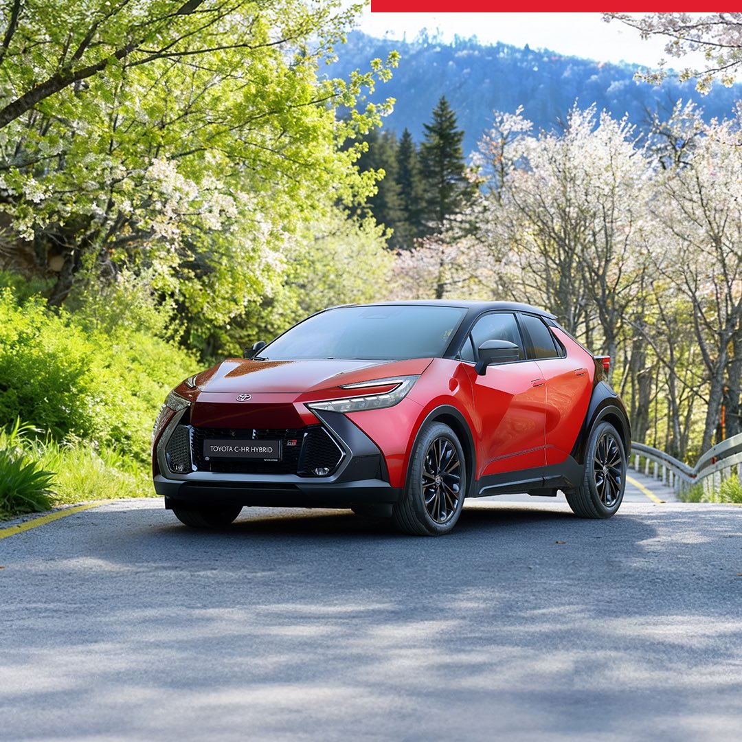 Toyota_Turkiye's tweet image. Güneş açtığı anda Toyota C-HR Hybrid GR SPORT’la kendimizi yollara atış hızımız 😎 #toyota #ToyotaCHRHybrid #GRSPORT