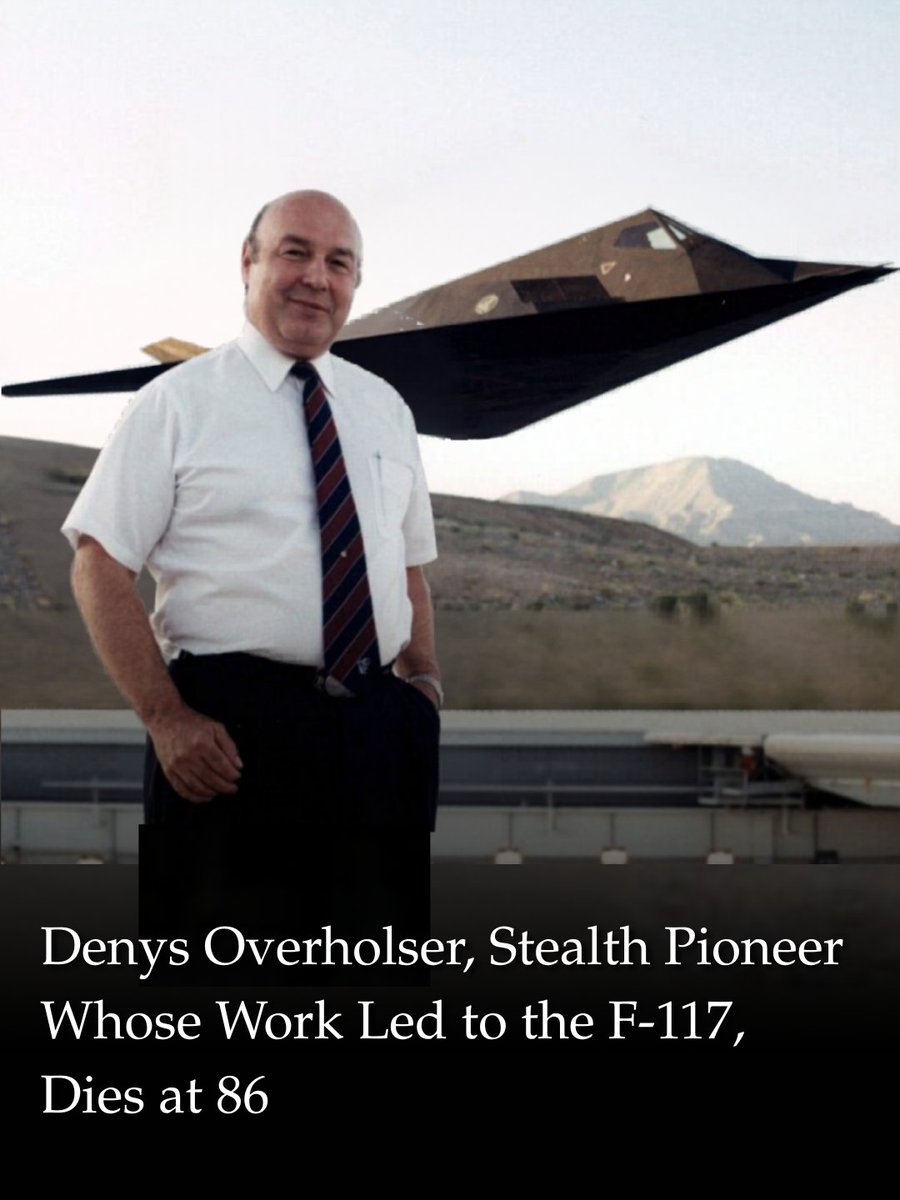 ASForcesMag's tweet image. Overholser came up with the idea of the “Hopeless Diamond” faceted stealth aircraft, wrote the patent for the F-117 Night Hawk stealth attack aircraft, and also earned a place in the National Wrestling Hall of Fame.
MORE: airandspaceforces.com/denys-overhols…
#AirForce #Airman