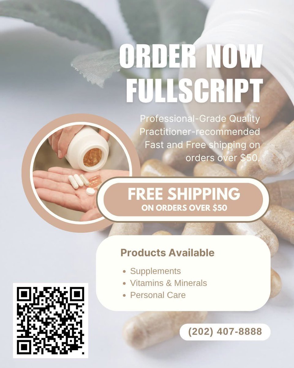 NdKaren's tweet photo. Sign in or sign up for Fullscript® to access my supplement store and enjoy savings on top wellness products. Creating an account is free.
https://t.co/jVril04ada
#fullscript #supplements #DrKarenThrelkel https://t.co/wCIYevBjwg